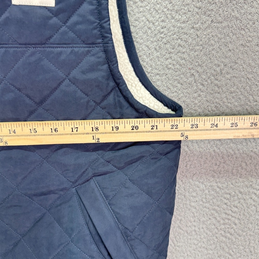 North Face Vest Mens L Gray Blue Cuchillo Insulated Vest 2.0 Quilted Outdoor - Picture 7 of 9